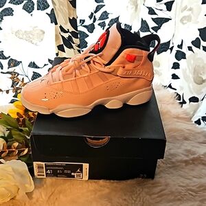 Jordan 6 Rings — Atmosphere Pink (GS)